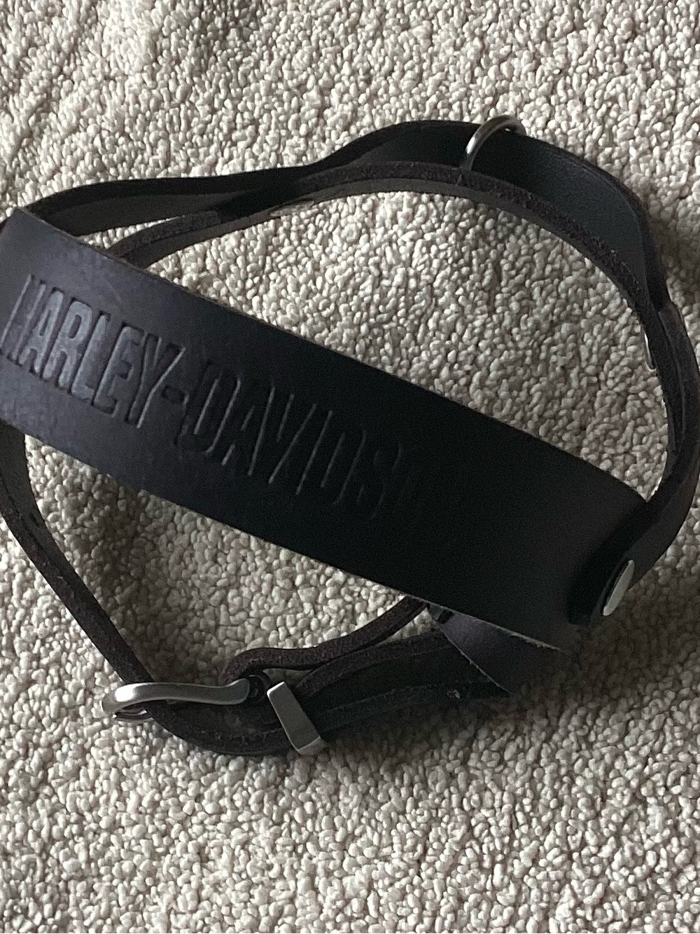 Harley-Davidson Men's Brown Leather Harness
